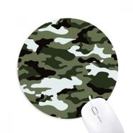 Dıythinker Kamuflaj Çizgi Sanat Tahıl İllüstrasyon Desen Baskılı Yuvarlak Kaymaz Kauçuk Mouse Pad
