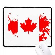 Dıythinker Kanada Lezzet Bayrağı ve Akçaağaç Yaprağı Kaymaz Mouse Pad