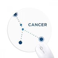 Dıythinker Kanser Burcu Burcu Baskılı Yuvarlak Kaymaz Kauçuk Mouse Pad