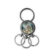 Dıythinker Karakter Yağlı Boya Bebek Meleği Antik Avrupa Sanat İllüstrasyon Desen Metal Anahtarlık
