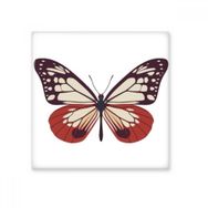 Dıythinker Kelebek Numunesi Soluk Pembe ve Kırmızı 10x10 cm Seramik Karo