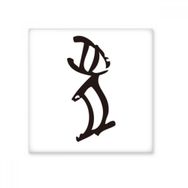 Dıythinker Kemik Yazıları Çin Zodyak Tavşanları 20x20 cm Seramik Karo