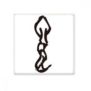 Dıythinker Kemik Yazıları Çin Zodyak Yılan Seramik 10x10 cm Seramik Karo