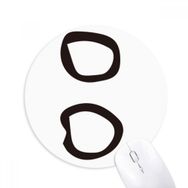 Dıythinker Kemik Yazısı Çin Soyadı Karakteri Baskılı Yuvarlak Kaymaz Kauçuk Mouse Pad