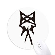 Dıythinker Kemik Yazısı Çin Soyadı Karakteri Luo Baskılı Yuvarlak Kaymaz Kauçuk Mouse Pad