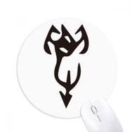 Dıythinker Kemik Yazısı Çin Soyadı Karakteri Xie Baskılı Yuvarlak Kaymaz Kauçuk Mouse Pad