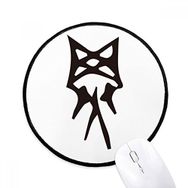 Dıythinker Kemik Yazıt Çince Soyadı Karakter Luo Yuvarlak Kaymaz Mouse Pad