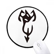 Dıythinker Kemik Yazıt Çince Soyadı Karakter Xie Yuvarlak Kaymaz Mouse Pad
