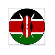 Dıythinker Kenya Afrika Ulusal Amblem 15x15 cm Seramik Karo