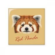 Dıythinker Kestane Vahşi Kırmızı Panda Hayvan Seramik 10x10 cm Seramik Karo