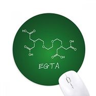 Dıythinker Kimya EGTA Kimyasal Yapısal Formül Baskılı Yuvarlak Kaymaz Kauçuk Mouse Pad