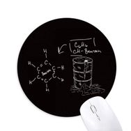 Dıythinker Kimya Kowledge Benzen Kimyasal Baskılı Yuvarlak Kaymaz Kauçuk Mouse Pad