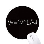 Dıythinker Kimya Kowledge Molar Gaz Hacmi Baskılı Yuvarlak Kaymaz Kauçuk Mouse Pad