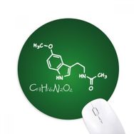 Dıythinker Kimya Kowledge Yapısal Formül Baskılı Yuvarlak Kaymaz Kauçuk Mouse Pad