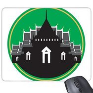 Dıythinker Kingdom Of Tayland Tayland Geleneksel Gümrük Kültürü Tayland'da Üretilmiştir Şakak Kalkanı Sanat İllüstrasyonu Baskılı Dikdörtgen Kaymaz Kauçuk Mouse Pad