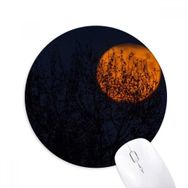 Dıythinker Kırmızı Gölge Gezegen Bulutsusu Mavi Baskılı Yuvarlak Kaymaz Kauçuk Mouse Pad