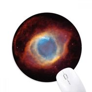 Dıythinker Kırmızı Mavi Planet Star Bulutsusu Baskılı Yuvarlak Kaymaz Kauçuk Mouse Pad
