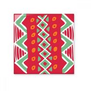 Dıythinker Kırmızı Meksika Totems Antik Medeniyet Çizimi 20x20 cm Seramik Karo