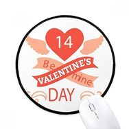 Dıythinker Kırmızı Sevgililer Günü Be Mine Yuvarlak Kaymaz Mouse Pad