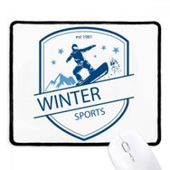 Dıythinker Kış Sporları Kar Dağ Illüstrasyon Kaymaz Mouse Pad