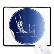 Dıythinker Kış Sporları Kayak Kayaklar Desen Kaymaz Mouse Pad