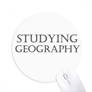 Dıythinker Kısa Coğrafya Eğitimi Coğrafya Baskılı Yuvarlak Kaymaz Kauçuk Mouse Pad