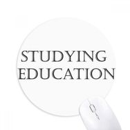 Dıythinker Kısa Cümle Eğitim Eğitimi Baskılı Yuvarlak Kaymaz Kauçuk Mouse Pad