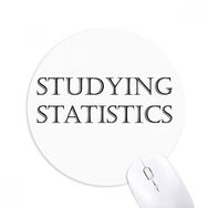 Dıythinker Kısa Cümle Eğitim İstatistikleri Baskılı Yuvarlak Kaymaz Kauçuk Mouse Pad