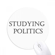 Dıythinker Kısa Cümle Eğitimi Siyaset Baskılı Yuvarlak Kaymaz Kauçuk Mouse Pad