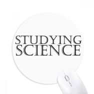 Dıythinker Kısa Cümle Eğitiminde Bilim Baskılı Yuvarlak Kaymaz Kauçuk Mouse Pad