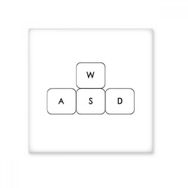 Dıythinker Klavye Sembolü ASWD 15x15 cm Seramik Karo