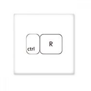 Dıythinker Klavye Sembolü ctrl R Seramik 10x10 cm Seramik Karo