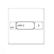 Dıythinker Klavye Sembolü ctrl Shift B 15x15 cm Seramik Karo
