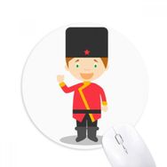 Dıythinker Koruyucu Rusya Çizgi Film Baskılı Yuvarlak Kaymaz Kauçuk Mouse Pad