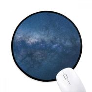 Dıythinker Koyu Galaxy Mavi Yıldız Bulutlar Yuvarlak Kaymaz Mouse Pad