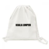Dıythinker Kuala Lumpur Malezya İsim Kanvas İpli Sırt Çantası
