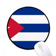 Dıythinker Küba Ulusal Bayrağı Kuzey Amerika Ülke Yuvarlak Kaymaz Mouse Pad