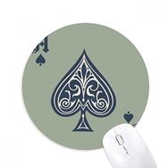 Dıythinker Kumar Aletleri Kartları Desenli Baskılı Yuvarlak Kaymaz Kauçuk Mouse Pad