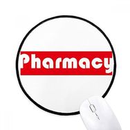 Dıythinker Kursu ve Büyük Eczane Kırmızı Yuvarlak Kaymaz Mouse Pad