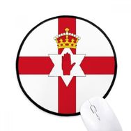 Dıythinker Kuzey İrlanda Ulusal Bayrağı Avrupa Ülke Yuvarlak Kaymaz Mouse Pad