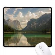 Dıythinker Lake Mountain Science Nature Scenery Kaymaz Siyah Başlıklı Kenarlar Mouse Pad