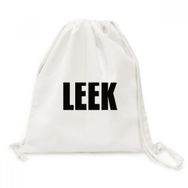 Dıythinker Leek Sebze Adı Yiyecekler Kanvas İpli Sırt Çantası