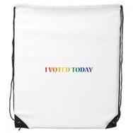 Dıythinker LGBT Gökkuşağı Bayrağı I Vote Today Sırt Çantası