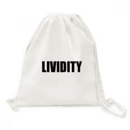 Dıythinker Lividity Renk Siyah İsim Kanvas İpli Sırt Çantası