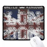 Dıythinker Londra İngiltere İngiltere İngiltere Birleşik Krallık Bayrağı İşareti Kaymaz Siyah Başlıklı Kenarlar Mouse Pad