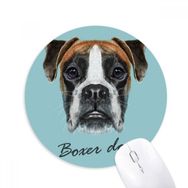 Dıythinker Lop-eard Boxer Köpek Hayvan Baskılı Yuvarlak Kaymaz Kauçuk Mouse Pad