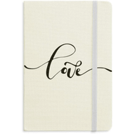 Dıythinker Love Line Alıntı El Yazısı Tarzı Kumaş Sert Kapak A5 Defter