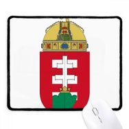 Dıythinker Macaristan Avrupa Ulusal Amblem Kaymaz Siyah Başlıklı Kenarlar Mouse Pad