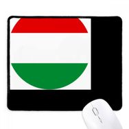 Dıythinker Macaristan Ulusal Bayrağı Avrupa Ülke Sembolü Kaymaz Siyah Başlıklı Kenarlar Mouse Pad