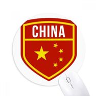 Dıythinker Made in China Shield Ulusal Bayrak Baskılı Yuvarlak Kaymaz Kauçuk Mouse Pad